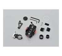 DAYTONA Corp. Holder Smartphone, M 22-29 MM, is firmly screwed to the handlebars