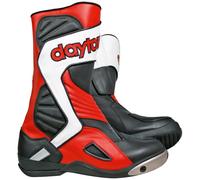 Daytona Evo Voltex Motorcycle Boots, black-white-red, size 46 for Men