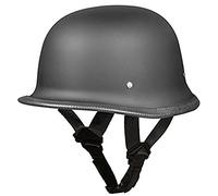 Daytona German D.O.T. Approved Cruiser Touring Motorcycle Helmet - Dull Black - Large by Daytona Helmets