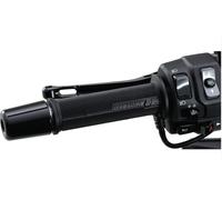 Daytona Heated Grips 4-Stage With Integrated Switch - 22mm Open End Black