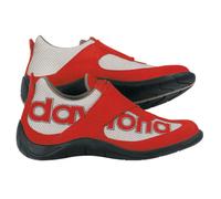 Daytona Moto Fun Motorcycle Shoes, red-silver, size 42 for Men