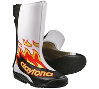 Daytona Speed Master GP II GP Motorcycle Boots, black-white, size 44 for Men