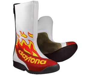Daytona Speed Master GP II GP Motorcycle Boots, white-red, size 40 for Men