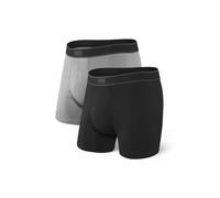 Saxx - Daytripper Boxer Brief Fly 2-Pack - Synthetic base layer size M, grey