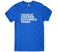 Daytripper Clothing Charlie Uniform November Tango Mens Funny Unisex T-Shirt-Medium-Royal