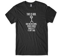 Daytripper Clothing This is Bob, Bob Has No Arms Mens Funny Unisex T-Shirt-XX-Large-Black