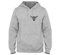 Daytripper Highland Cow Breast Print Mens Funny Unisex Pocket Print Hoodie