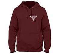 Daytripper Highland Cow Breast Print Mens Funny Unisex Pocket Print Hoodie