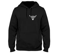 Daytripper Highland Cow Breast Print Mens Funny Unisex Pocket Print Hoodie