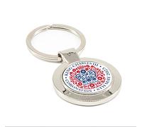 Daytripper King Charles III Coronation Keyring Official Emblem Gift 6th May 2023 Metal Keychain Souvenir Memorable Keepsake Gifts Memorabilia