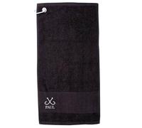 Daytripper Personalised Fishing Towel, Fishing Accessories, Custom Initials, Angler, Fly Fishing, For Dad, Grandad, Father's Day, Cotton Towels (BLACK)