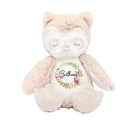 Daytripper Personalised Teddy Bear For Girls New Baby Gift Custom Owl Soft Toy With Name Newborn Present Babies Teddies Girls Cuddly Toys Plush Keepsake Gifts