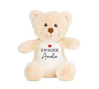 Daytripper Personalised Valentines Teddy Bear, Be My Valentine Soft Toy, Custom Gift For Girlfriend Or Boyfriend, Couples Valentine's Day, Present, Keepsake, Cuddly Toys