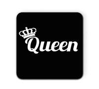 Daytripper Queen and Crown Kitchen Single Coaster for Mug Gift Coffee Tea Cup