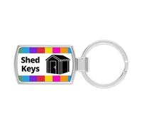 Daytripper Shed Keys Keyring, Metal Key Ring with Gift Box, Allotment, Gardening Gift, For Him or Her, Retirement