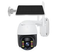 Dayu.p Outdoor solar security camera, battery powered, wireless, 4G 1080P security camera supports night vision, motion detection, activity alarm, IP67 waterproof (Size : Camera+32G TF card)