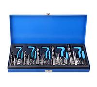 DAYUAN 131PC SAE Thread Repair Kit, HSS Drill Helicoil Kit Standard, 1/4" 5/16" 3/8" 7/16" 1/2"
