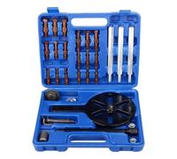 DAYUAN 21 in 1 Bearing Puller Set, Inner Hole Three-Jaw Puller with Curved Hook and 6 Sizes of Collets Multifunctional Bearing Removal Tool