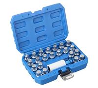 DAYUAN 23pcs Wheel Lock Lug Nut Remover Kit, Wheel Anti-Theft Screw Removal Key Socket Set with Adapter Compatible with VW Audi