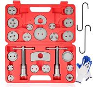 DAYUAN 27Pcs Brake Caliper Tool, Heavy Duty Disc Brake Caliper Compression Tool Caliper Piston Tool for Brake Pad Replacement Reset