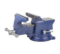 DAYUAN 4 Inches 360° Steel Bench Vice With Anvil Base - Heavy Duty Table Clamp Swivel Industrial Workshop