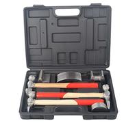 DAYUAN 7Pcs Automotive Craft Panel Beating Kit Panel Beating Hammer and Dolly Set Hammers Set for Car Auto Body Panel Repair