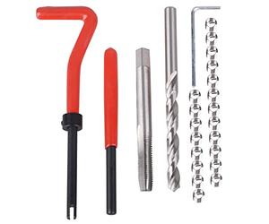 DAYUAN Details about UK New 25 Piece PC Thread Repair Insert Kit M7 x 1.0mm Helicoil Compatible Hand Tool Set for Auto Repairing