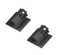 DAYUDDRICAR 1 Pair Motor Seat Fixed Cover Mount for 131/716/8520/1020 Hollow Cup Brush Motor - 2 Channel Airplane Drone Part(Black For 1020 Motor)