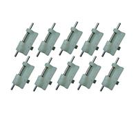 DAYUDDRICAR Airplane Part, 10 PCS Model Airplane Spring Hatch Cover Cockpit Canopy Latch 24x16x20mm Cabin Door White Fixed Lock Catch DIY Accessories for RC Airplane Plane Model Accessories