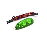 DAYUDDRICAR Drone Light Kit, 3W 5V/12V Intelligent Navigation LED Night Light with Cable for RC Drone Accessories, 1 PC(12V Green)