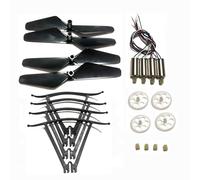 DAYUDDRICAR Drone Motor Kit, S60 RC Drone Quadcopter Spare Parts - Propeller Blades, Guard, CW/CCW Motor Engine & Gears Kit