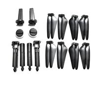 DAYUDDRICAR Drone Part, Drone Landing Skid With Spring Shock With Maple Leaf Propeller Blades Spare Part Kit For F11 Pro 4K RC Drone Accessories