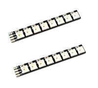 DAYUDDRICAR Drone Part, Drone LED Strip Light Board 2812-8Slim 57 * 8mm for Drones Arm RC FPV Airplane Drone Accessories Parts, 2 Pcs