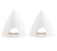 DAYUDDRICAR RC Spinner, RC Airplane Nylon Plastic Propeller Spinner 1.5"/1.75"/ 2"/2.25"/2.5"/2.75"/3" White For RC Model Airplane Plane Accessories Spare Part, 2 PCS(51MM)