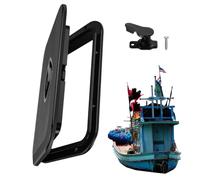 Dayysiuy Boat Hatch | Marine Deck Access Hatch Lid - Hinge Non-Slip Sealing Weather-Resistant Safety Design for Sail Workboats Roof Yachts Marine Kayak