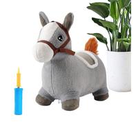 Dayysiuy Bouncy Horse for Toddler - Inflatable Bouncing Plush Animal Hopper - Balance Training Interactive Plush Doll Toy for 2-5 Years Old Boys Girls Kids Birthday Christmas