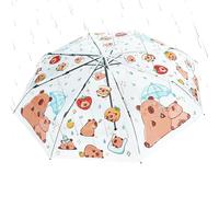 Dayysiuy Children Umbrella | Cute Capybara Folding Quick Dry Tool - Automatic Kids Umbrellas,for Children Boys Girls Friends Birthday School Outdoor Travel Camping