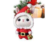Dayysiuy Christmas Felt Ornaments Kit - Bunny Elk DIY Decoration - Animal Material Set,for Kids Toddler Christmas Tree Holiday Classroom Wall Room Rearview Mirrors