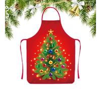 Dayysiuy Christmas Kitchen Aprons - Waterproof Bib Party Tool - Christmas Kitchen Cooking Apron,for Men Bakers Wife Husband Family Baking Gardening Sewing BBQ Home Grill