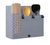 Dayysiuy Cooking Utensil Holder | Wall Chopsticks Utensil Organizer,Divided Cutlery Rack | for Home Kitchen RV Cabinet Party Christmas Country Farmhouse Table