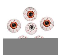 Dayysiuy Halloween Eyeballs - Halloween Eyeballs Scary Terror Props | Trick or Treat Resin Party Favor for Indoor Desk Flower Pot Table Cabinets Tabletop Display