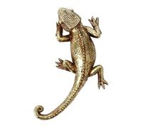 Dayysiuy Lizard Toy | 3D Resin Animal Art Ornament,Chameleon Lizard Home Wall Decor | for Home Office Living Room Kitchen Desktop Mantel Shelf Garden Patio Porch