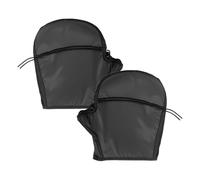 Dayysiuy Motorcycle Handlebar Muffs | Snowmobile Handle Bar Muffs - Waterproof Heat Insulation Breathable Anti-slip Oxford Protective Sunshade for Cycling Electric Car Scooter Riding