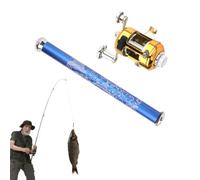 Dayysiuy Pen Fishing Rod | Telescoping Pole Small Pocket Rod | Fly Pole, Folding Trolling Equipment For Outdoor Travel, Camping, Family, Friends