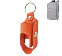 Dayysiuy Portable Inhaler Holder | Leather Inhaler Holder Keychain - PU Leather Storage Tool for Camping, Travel, Business Trip, Home, School