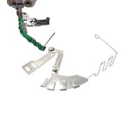 Dayysiuy Presser Foot,Adjustable Stainless Steel Guide - Sewing Machine Embedded Presser Foot | for Dressmaking Crafting Curves Straight Lines Clothes Pillowcases Duvet Cover Beginners Enthusiasts