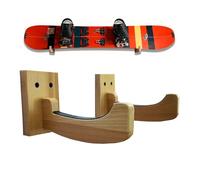 Dayysiuy Surf Board Wall Hanger | Snowboard Storage Wooden Organizer,Skateboard Storage Wall Rack,for Indoor Outdoor Garage Farmhouse Garden Patio Beach House