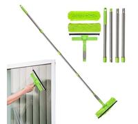 Dayysiuy Window Cleaner Tool - Professional Window Cleaning Squeegee Kit | 2 in 1 Brush Scraper Cleaner for Outdoor Wall Car Home Apartment Door Shower Glass Indoor Tile Mirror Office