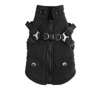 Dayysiuy Winter Small Dog Coats | Waterproof Jackets with Harness and D