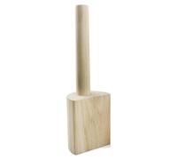 Dayysiuy Wooden Clay Mallet - Pottery Finishing Mallet Paddles,Ergonomic Design Ceramic Art Modeling Tool for Leather Working, Craft Projects, Home, Kitchen